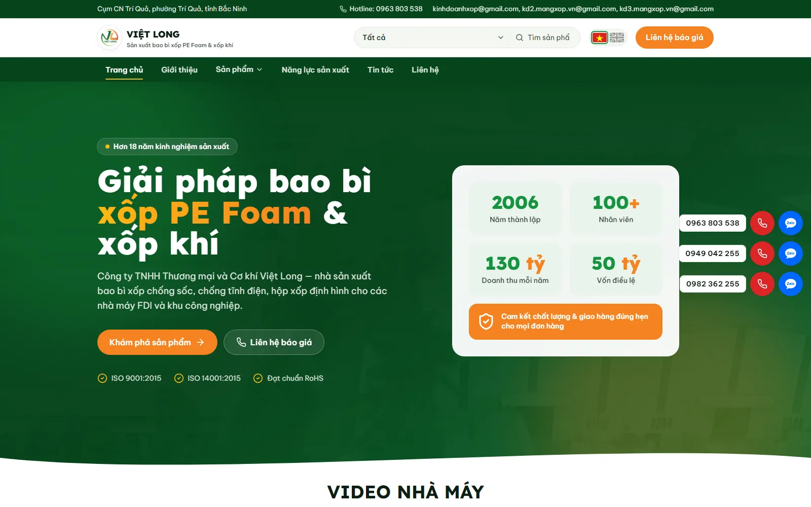 Cơ khí Việt Long
